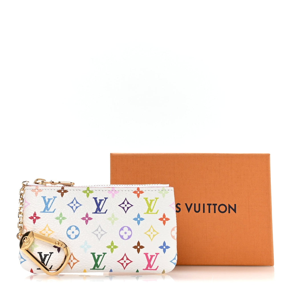 Louis Vuitton LV X TM Monogram Multicolor Key Pouch White