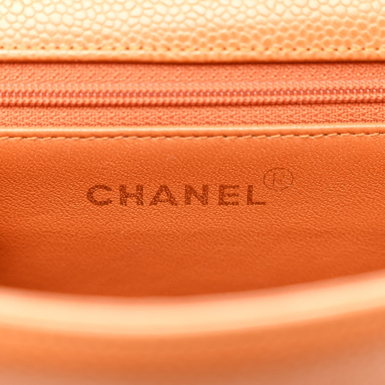 Chanel Caviar Top Handle Kelly Flap Brown