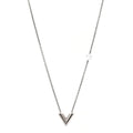Louis Vuitton Metal Essential V Supple Necklace Silver