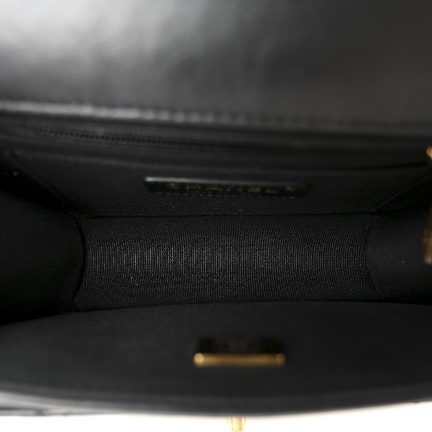 Chanel Aged Calfskin Quilted Double You Mini Flap Black