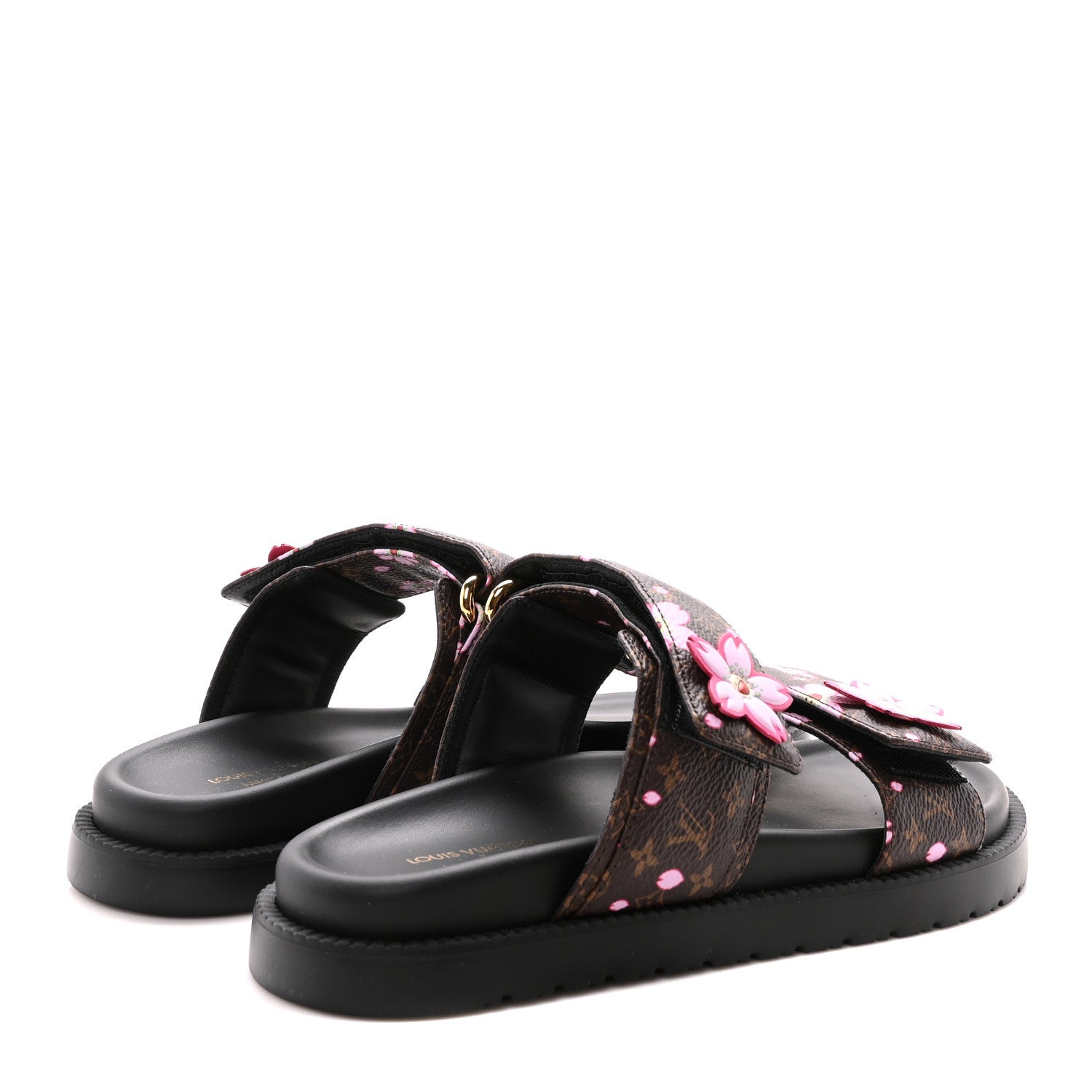 Louis Vuitton LV X TM Monogram LV Sunset Flat Comfort Mule 35 Sakura Brown