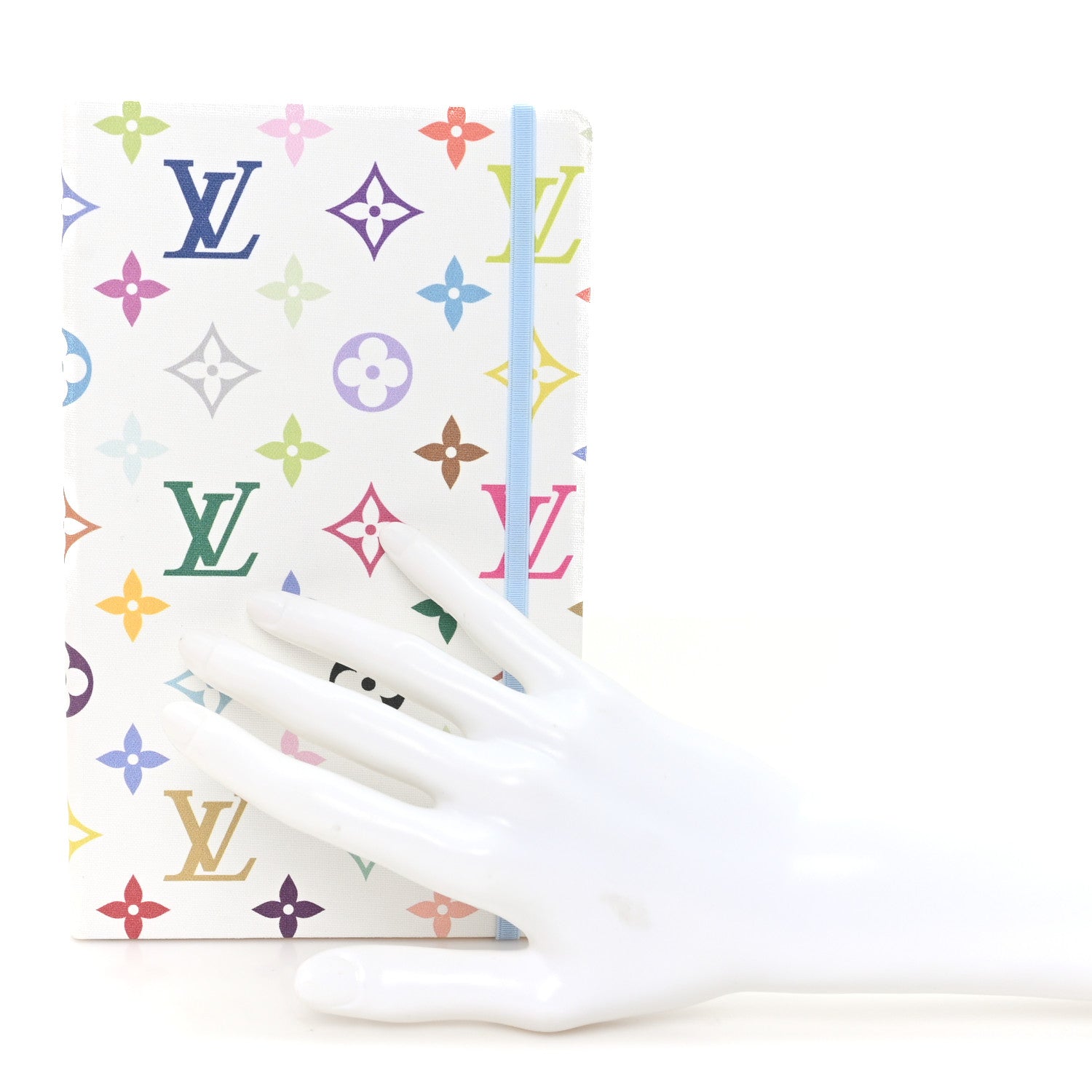 Louis Vuitton LV x TM Monogram Multicolor Jane Notebook MM White