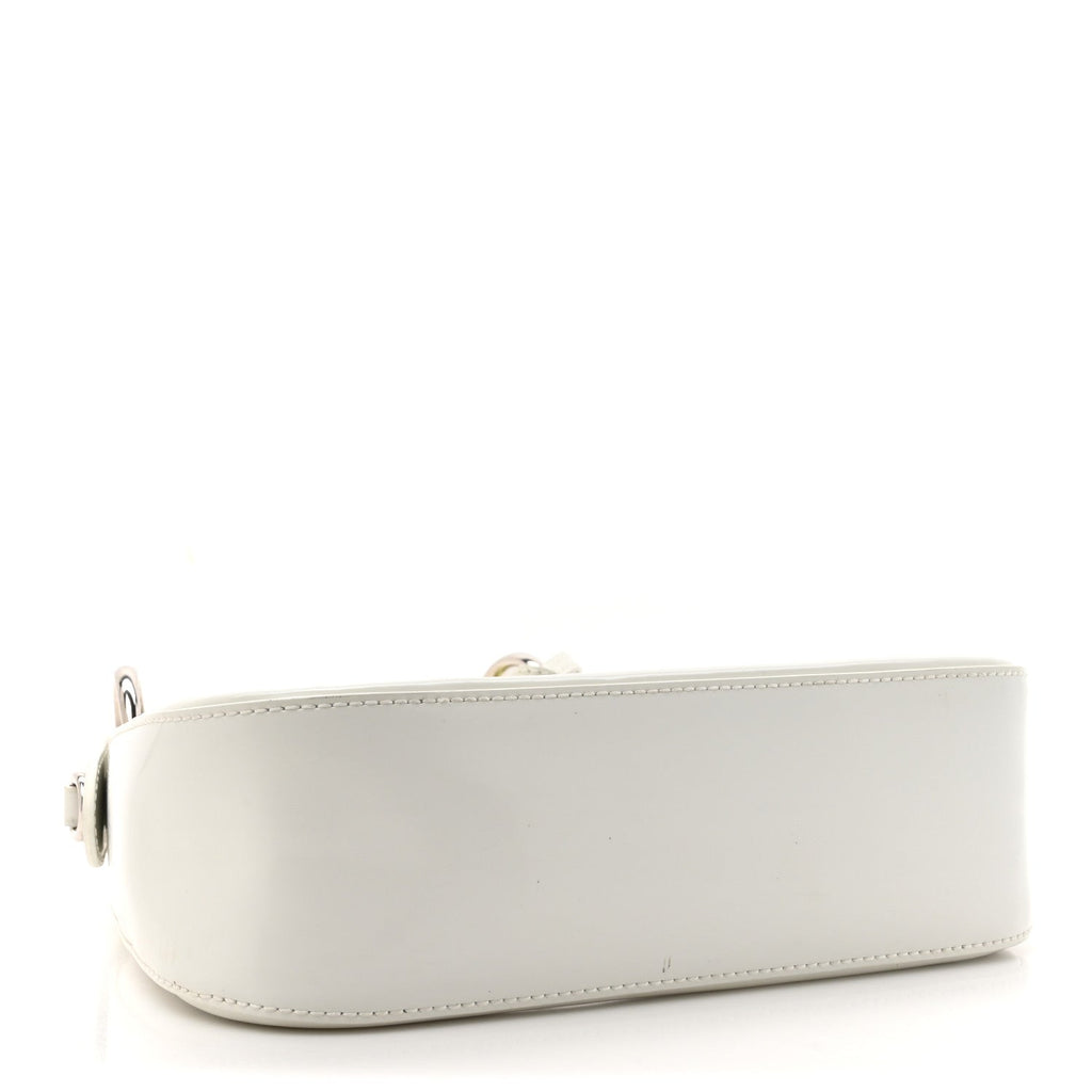 Gucci Master Lux Calfskin Horsebit Chain Shoulder Bag Great White