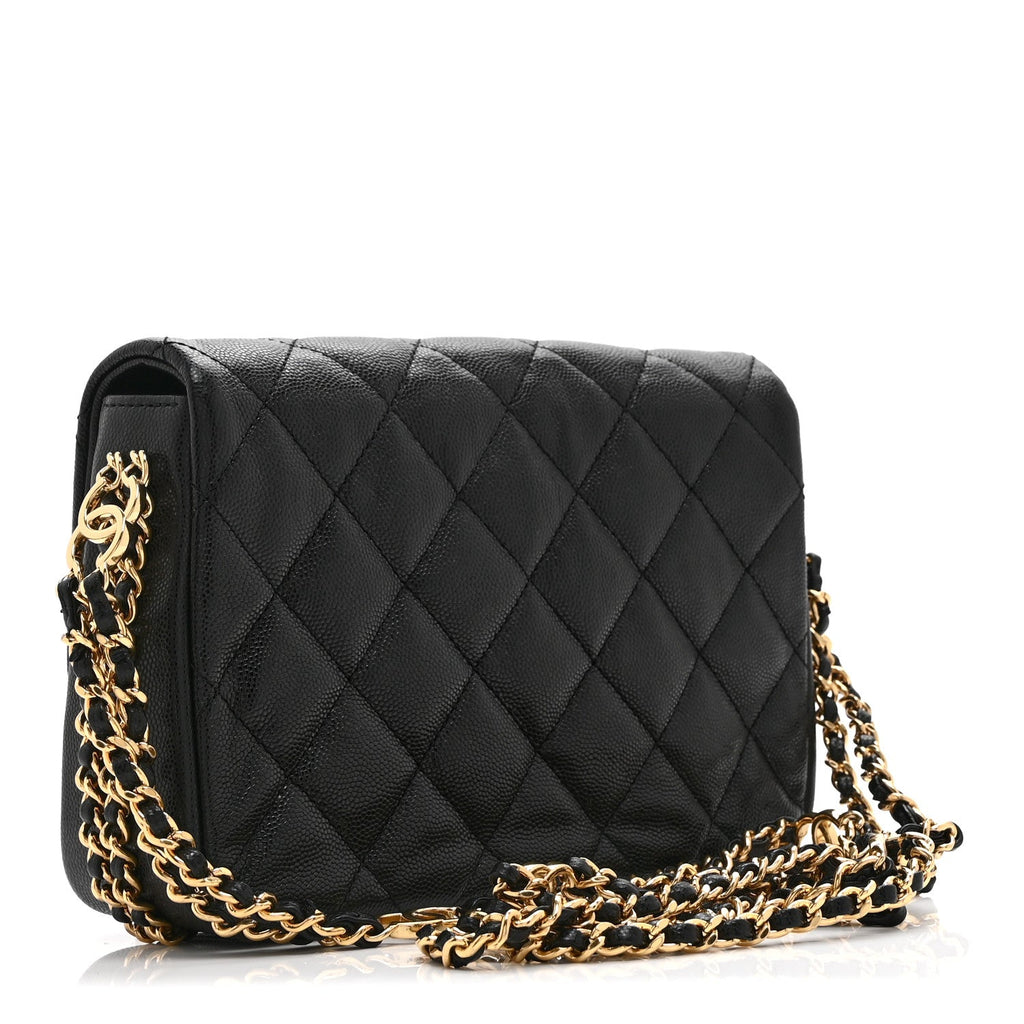 Chanel Caviar Quilted Mini CC You Flap Black