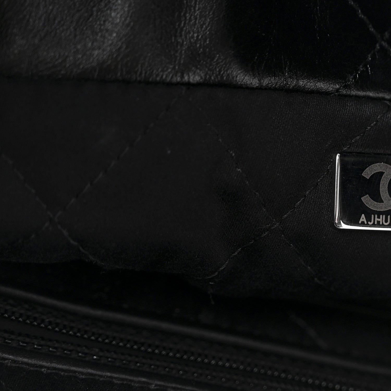 Chanel Shiny Calfskin Quilted Chanel 22 Black