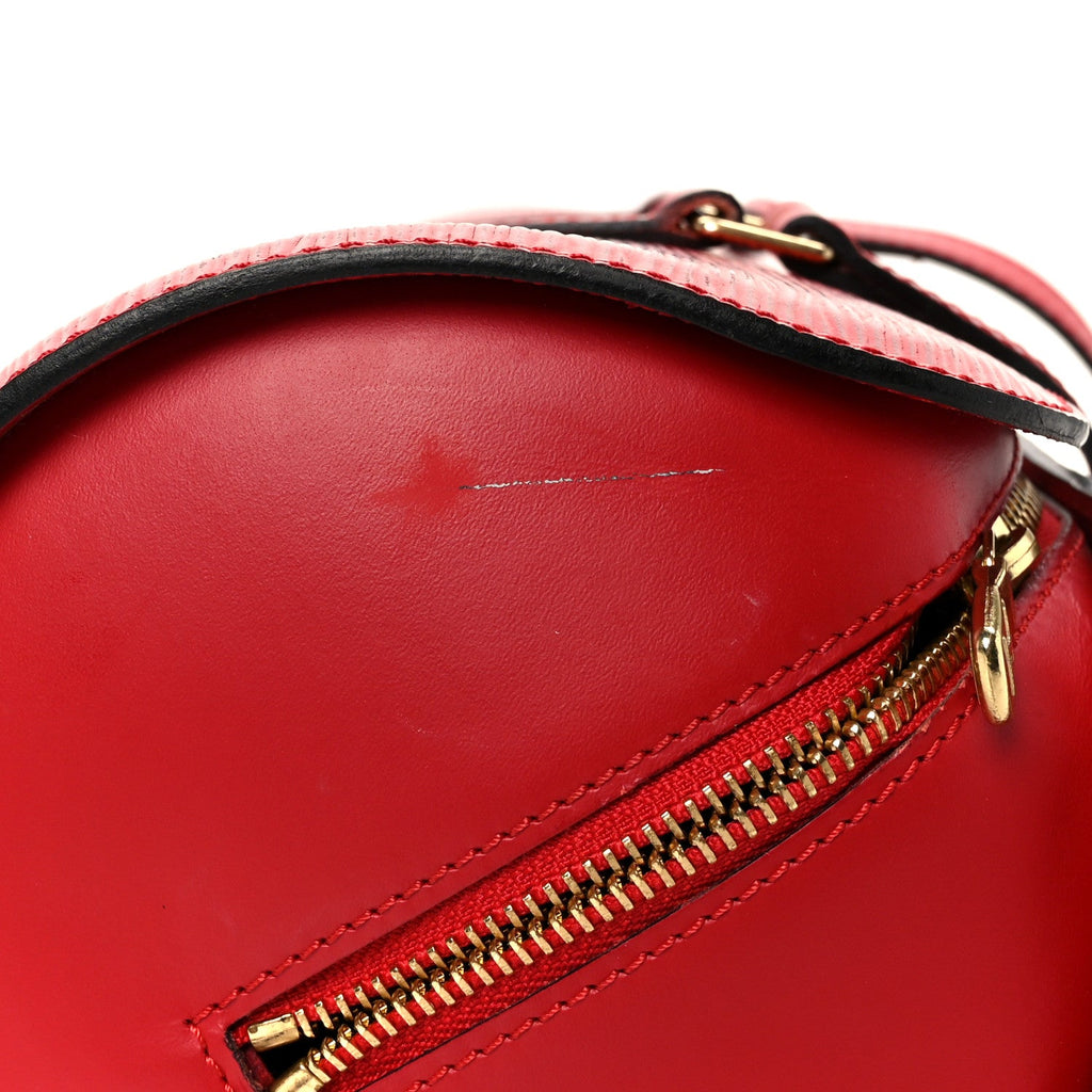 Louis Vuitton Epi Soufflot Castillan Red