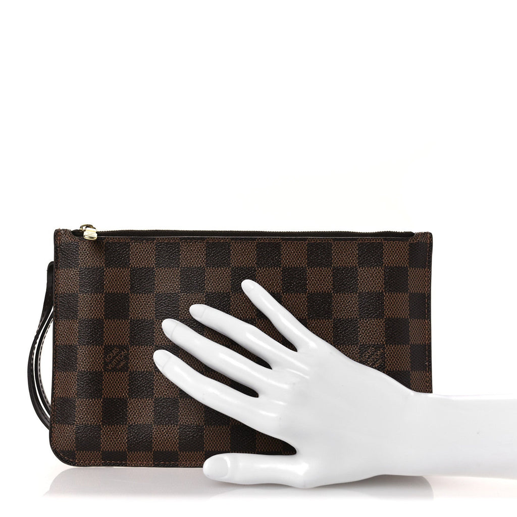 Louis Vuitton Damier Ebene Neverfull MM GM Pochette