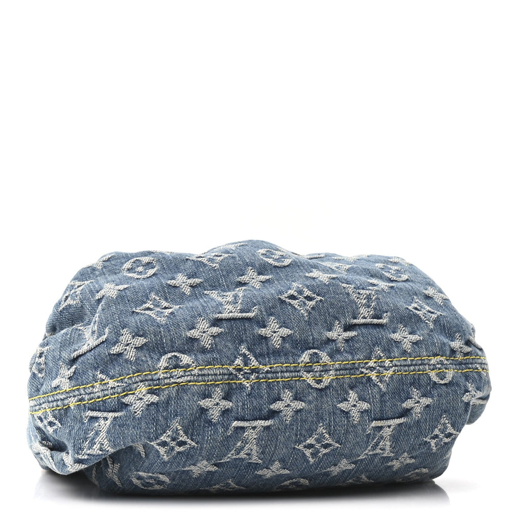 Louis Vuitton Monogram Denim Pleaty Blue