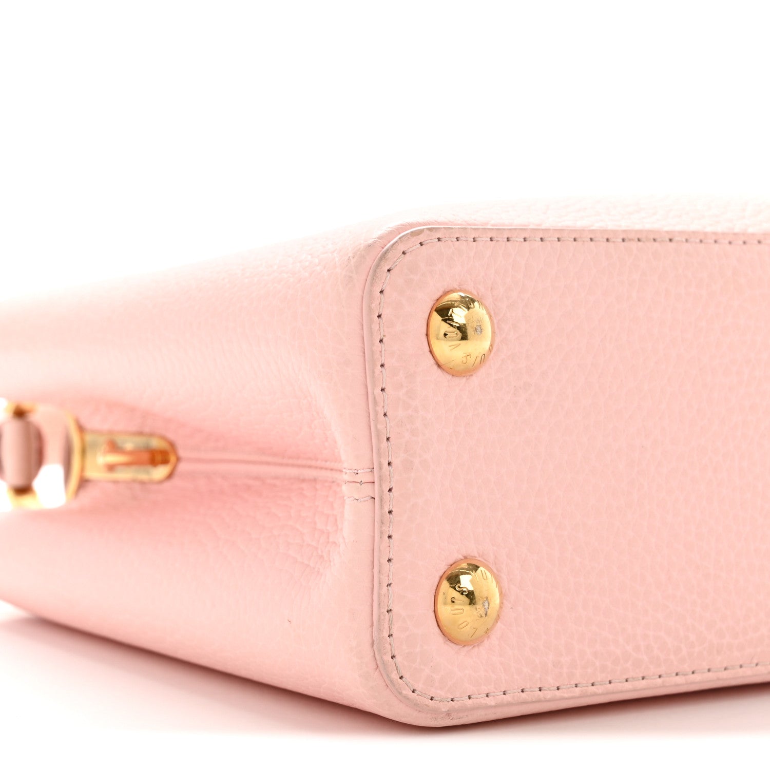Louis Vuitton Taurillon Capucines BB Rose Jasmin