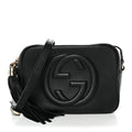 Gucci Pebbled Calfskin Small Soho Disco Bag Black