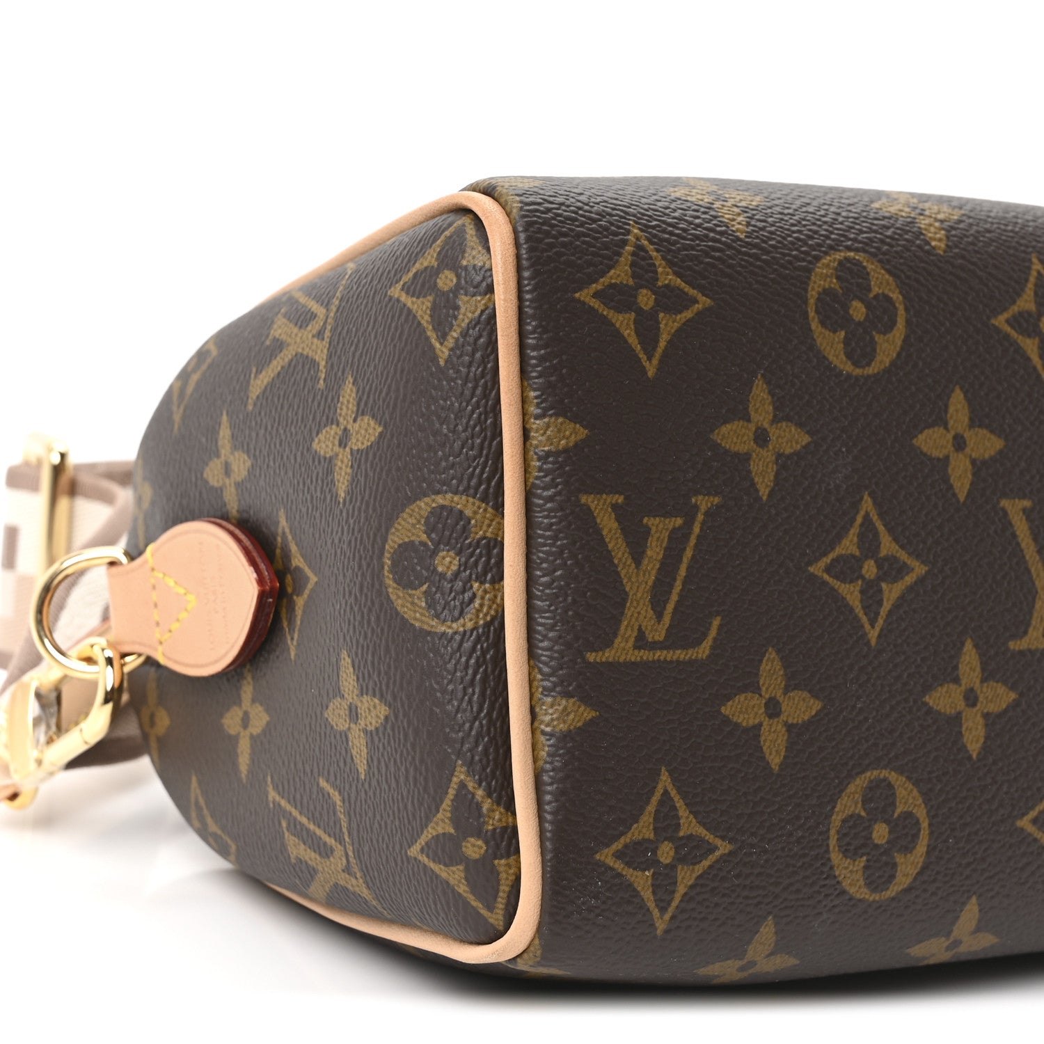 Louis Vuitton Monogram Speedy Bandouliere 20 Beige