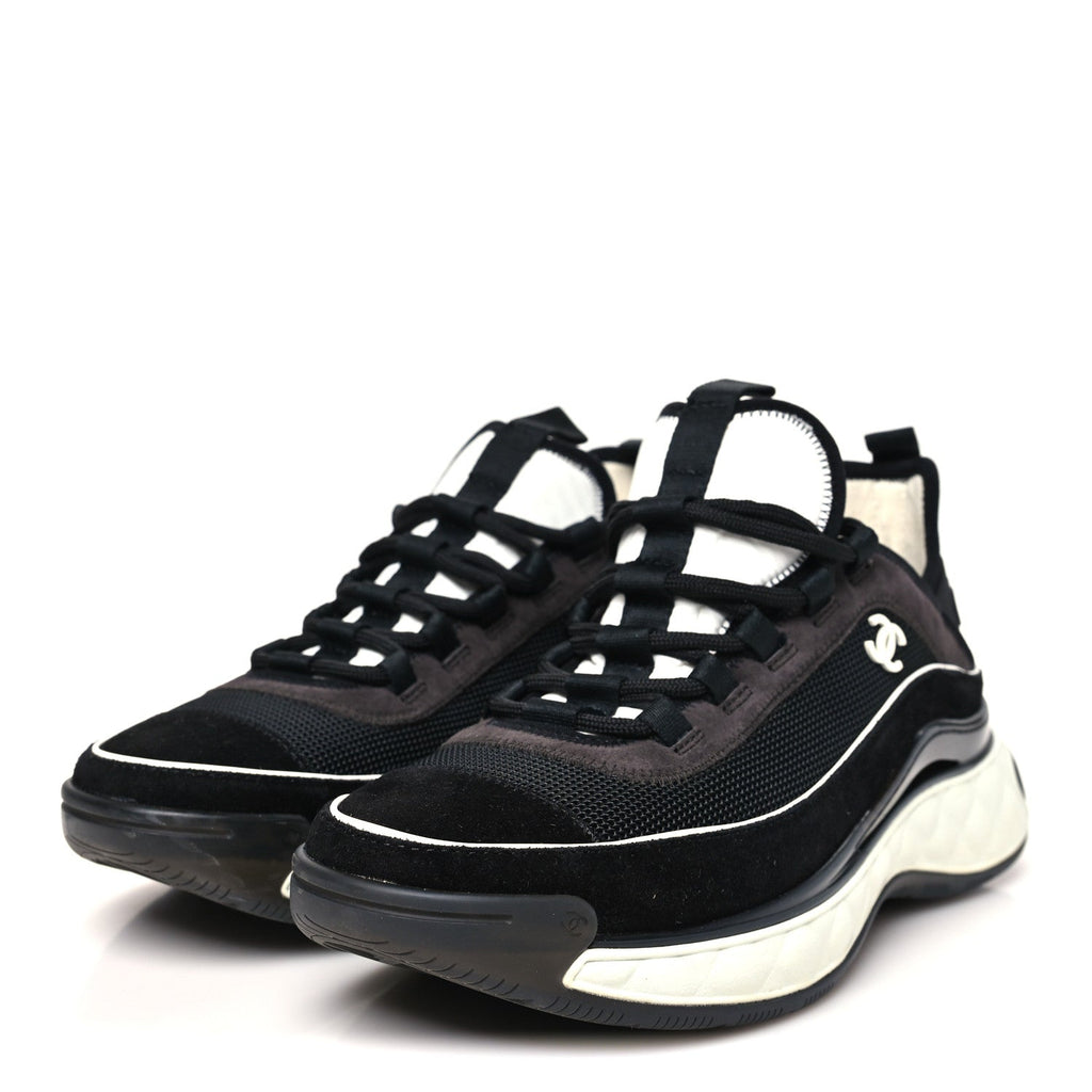 Fabric Suede CC Sneakers 40 Black Dark Grey