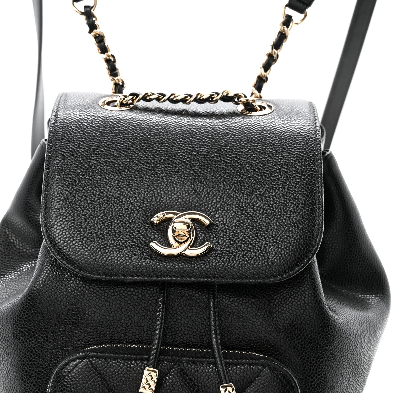 Chanel Caviar Quilted Mini Business Affinity Backpack Black