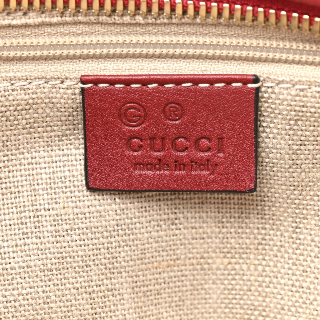 Gucci Soft Microguccissima Small Crossbody Bag Rosso