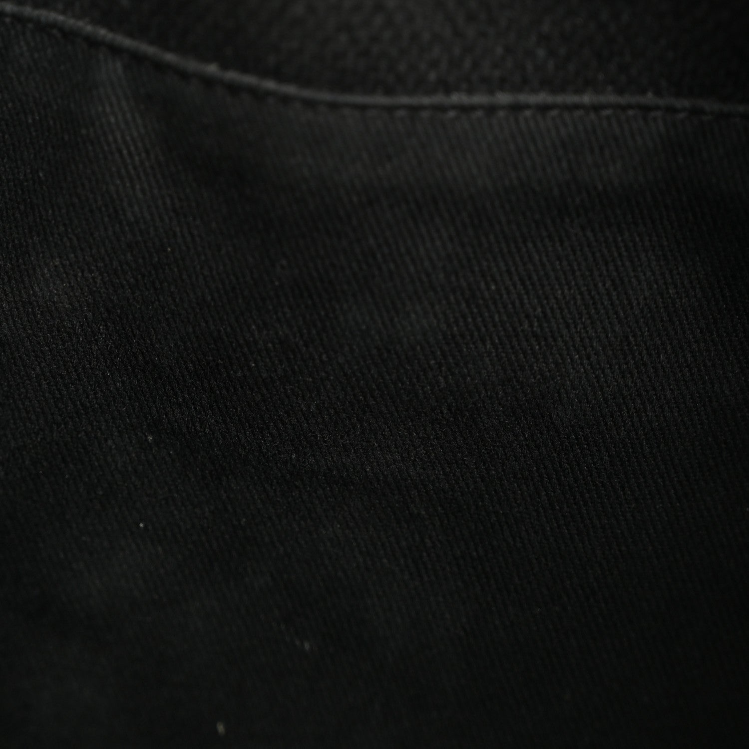 Chanel Canvas Deauville Drawstring Bucket Bag Black