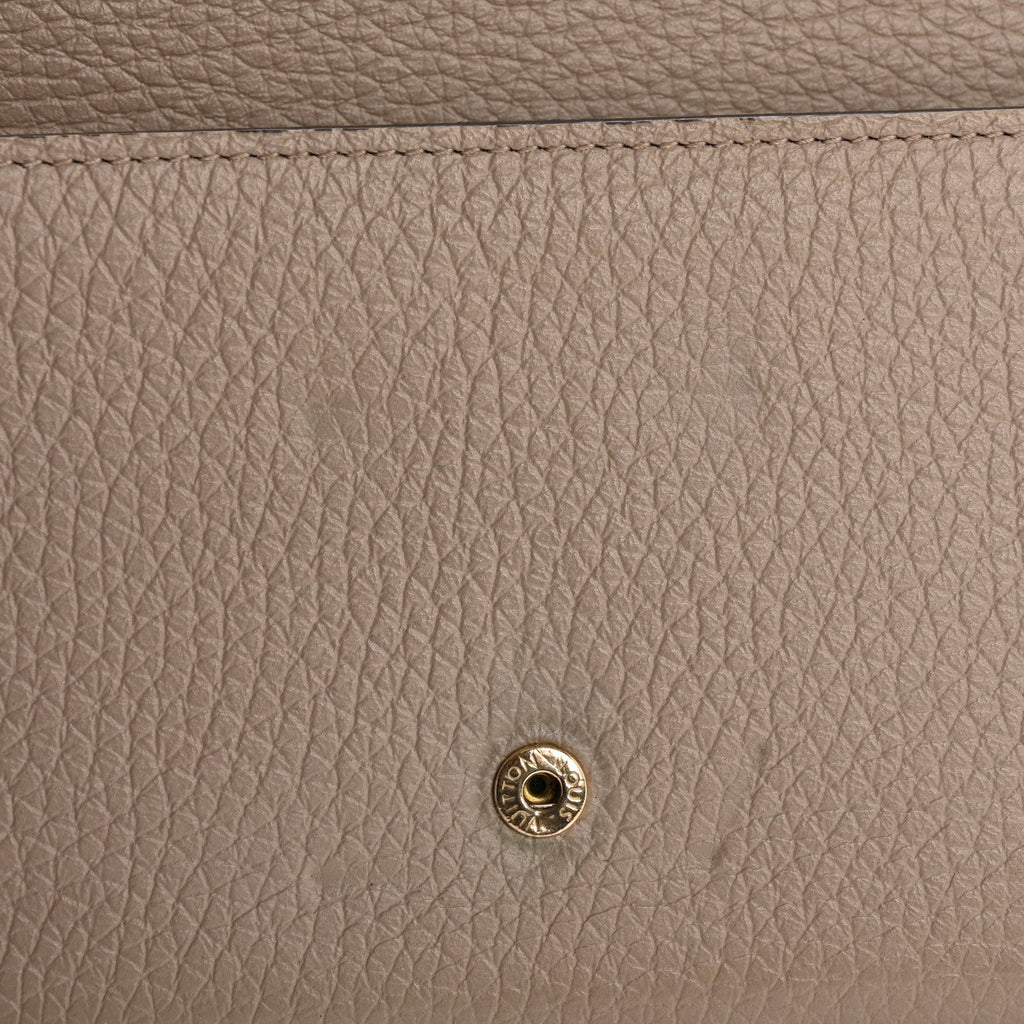 Louis Vuitton Taurillon Capucines Wallet Galet