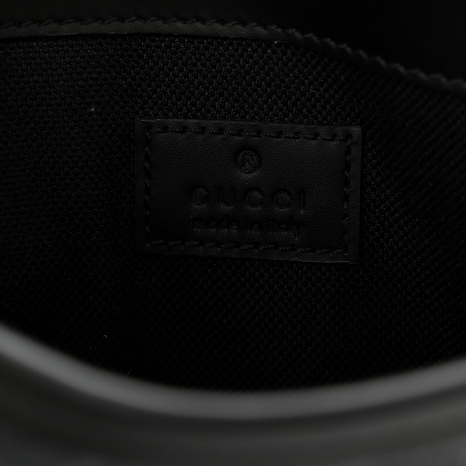 Gucci GG Supreme Monogram Web Slim Belt Bag Black Grey