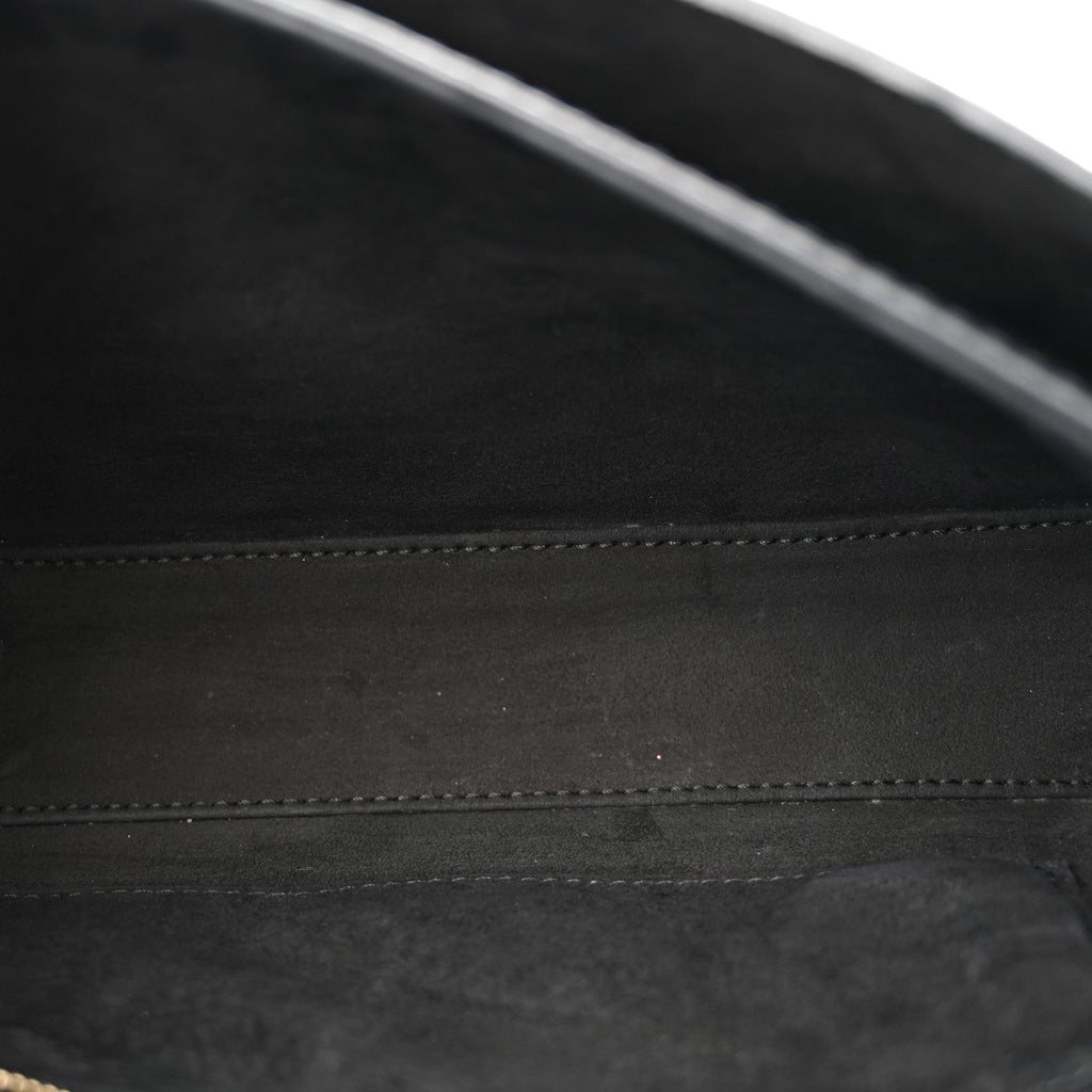 Christian Dior Grained Calfskin Dio(r)evolution Flap Bag Black