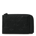Louis Vuitton Calfskin Monogram Shadow Hybrid Wallet Black