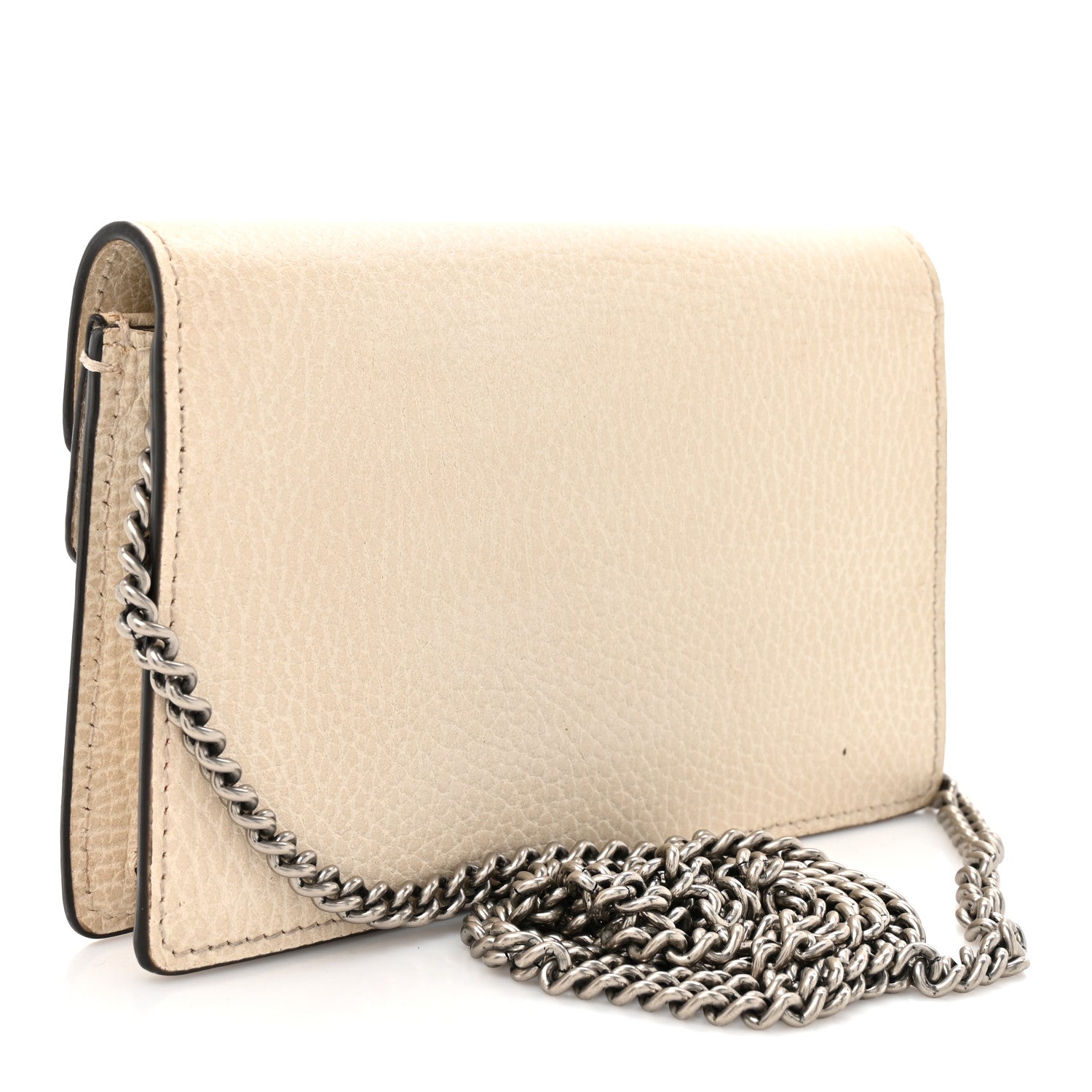 Gucci Dollar Calfskin Crystal Super Mini Dionysus Shoulder Bag Mystic White Black Diamond