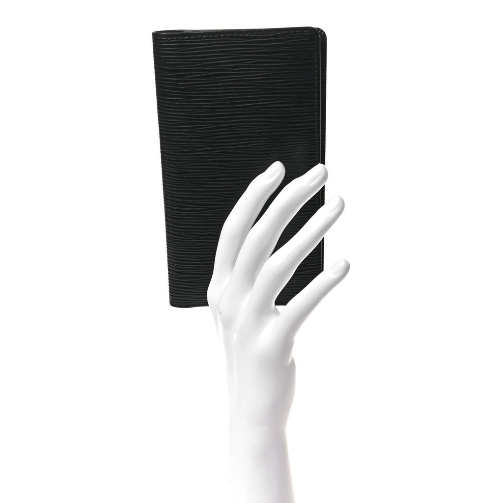 Louis Vuitton Epi Pocket Agenda Cover Black