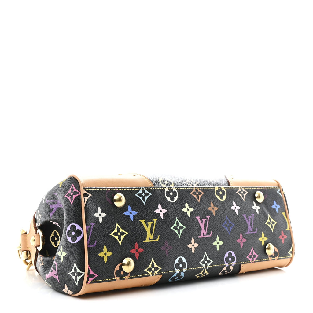 Louis Vuitton Monogram Multicolor Beverly MM Black