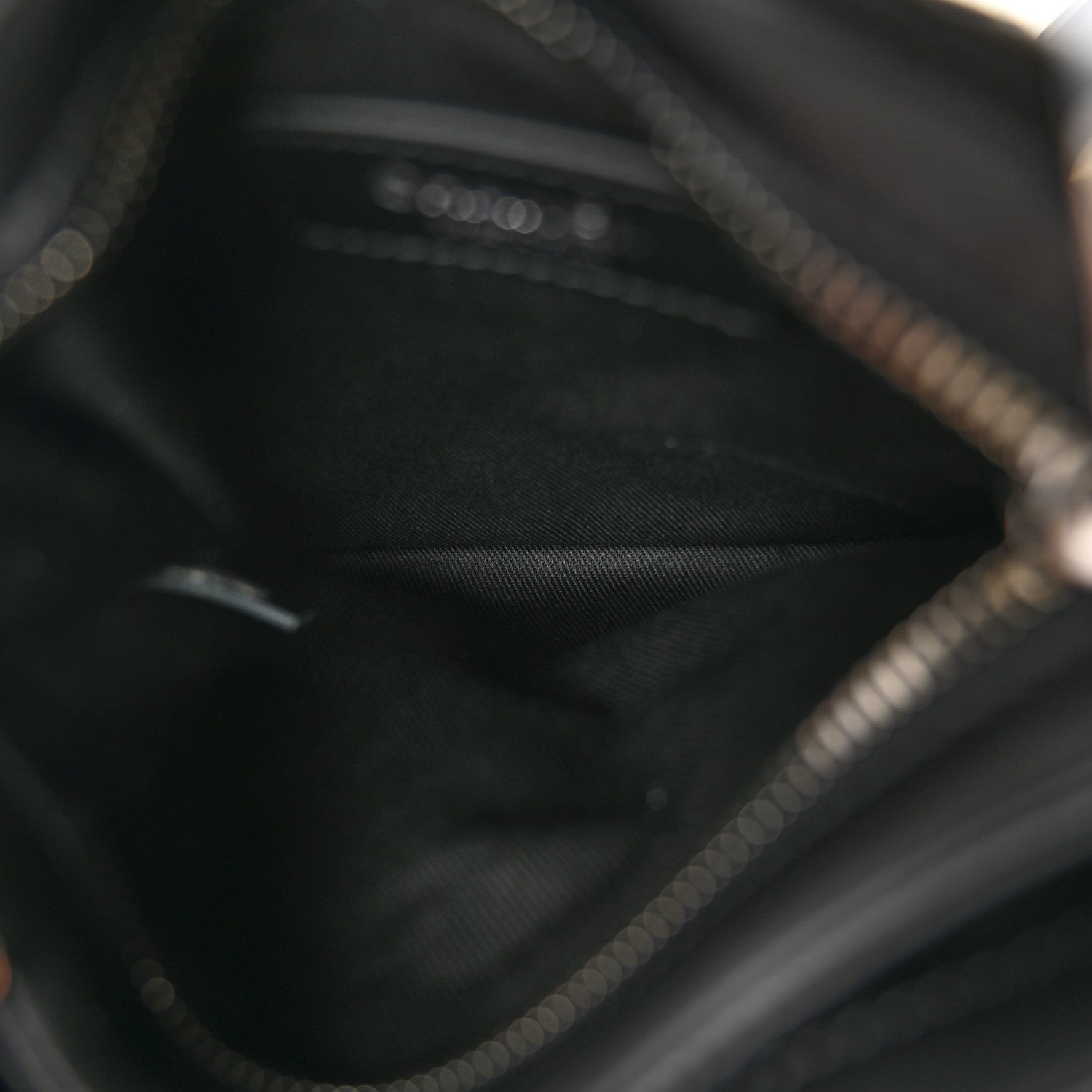Chanel Lambskin Quilted Uniform Crossbody Bag Black