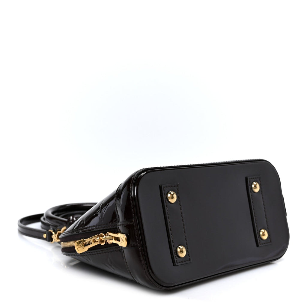 Louis Vuitton Vernis Alma BB Amarante