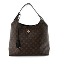 Louis Vuitton Monogram Flower Hobo Black