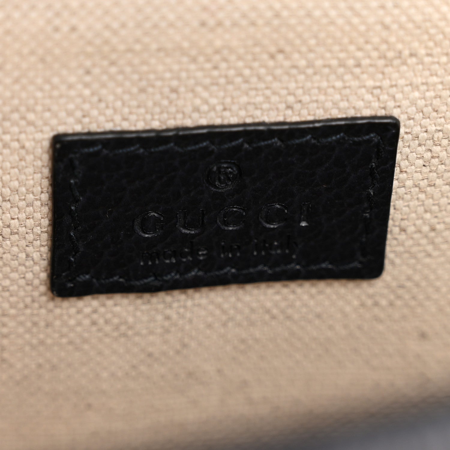 Gucci GG Supreme Monogram Textured Dollar Calfskin Small Rectangular Dionysus Shoulder Bag Beige Blue