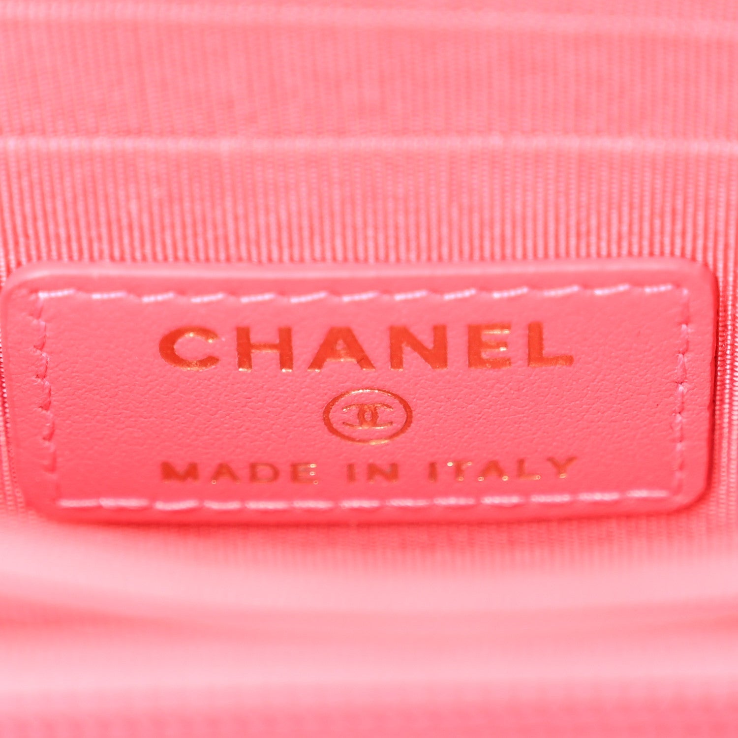 Chanel Calfskin Quilted Mini Maxi Pearls Wallet On Chain WOC Pink