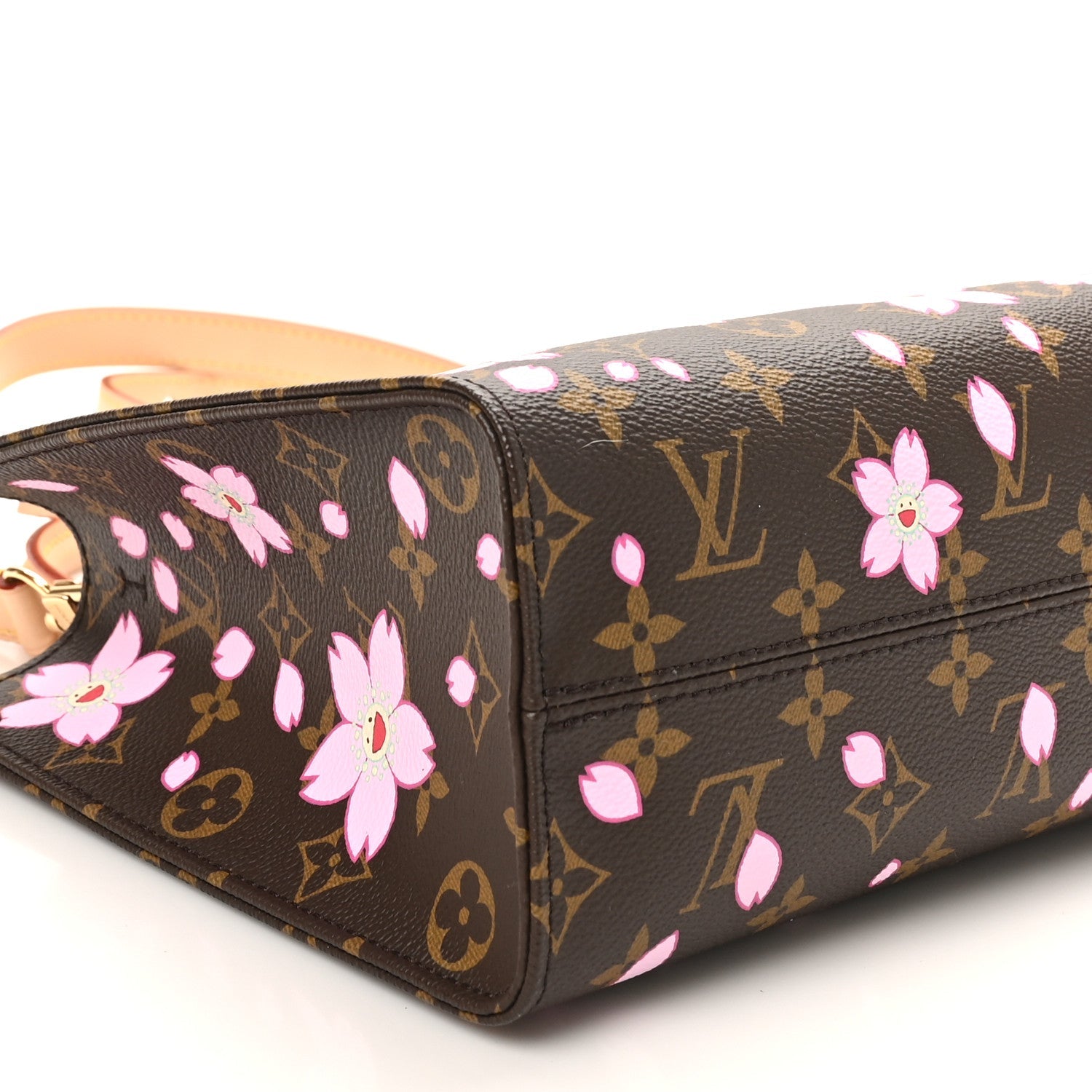 Louis Vuitton LV X TM Monogram Cherry Blossom Onthego PM Sakura Brown