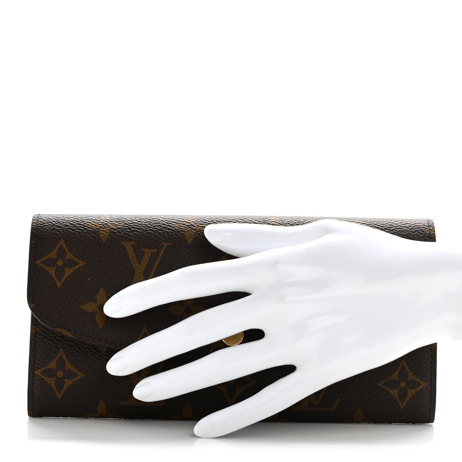 Louis Vuitton Monogram Emilie Wallet Rose Ballerine