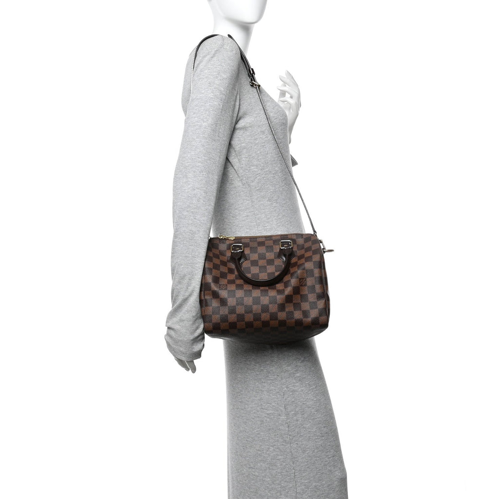 Louis Vuitton Damier Ebene Speedy Bandouliere 25