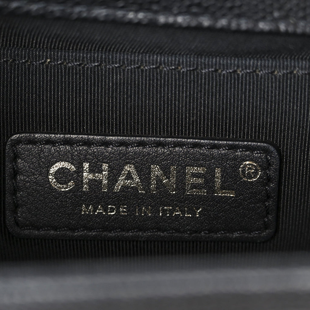 Chanel Caviar Quilted Small Boy Flap Black