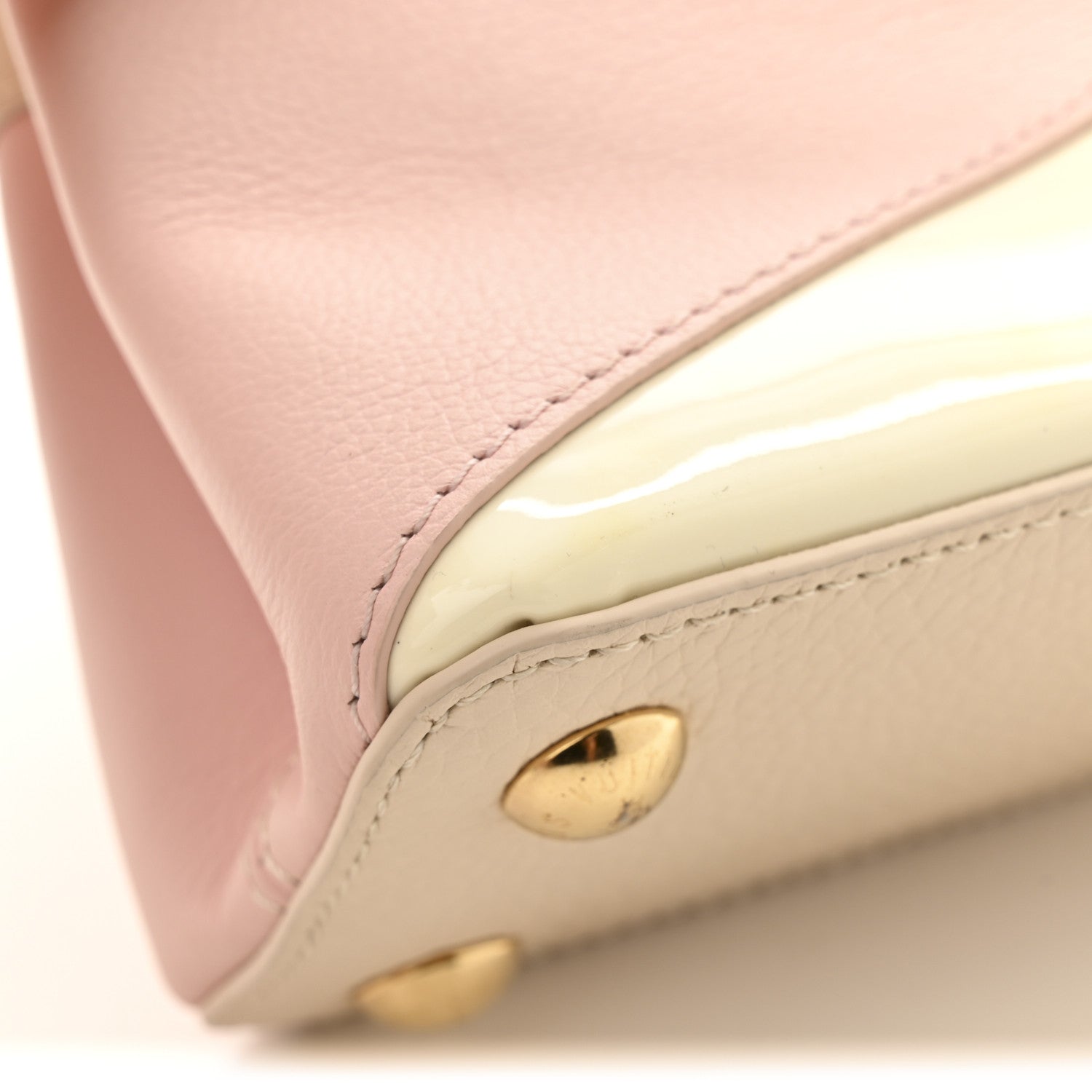 Louis Vuitton Taurillon Gelato Capucines BB Tonal Vanilla Beige