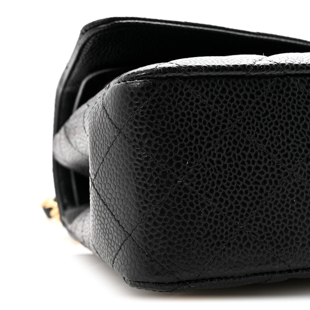 Chanel Caviar Quilted Medium Double Flap Black