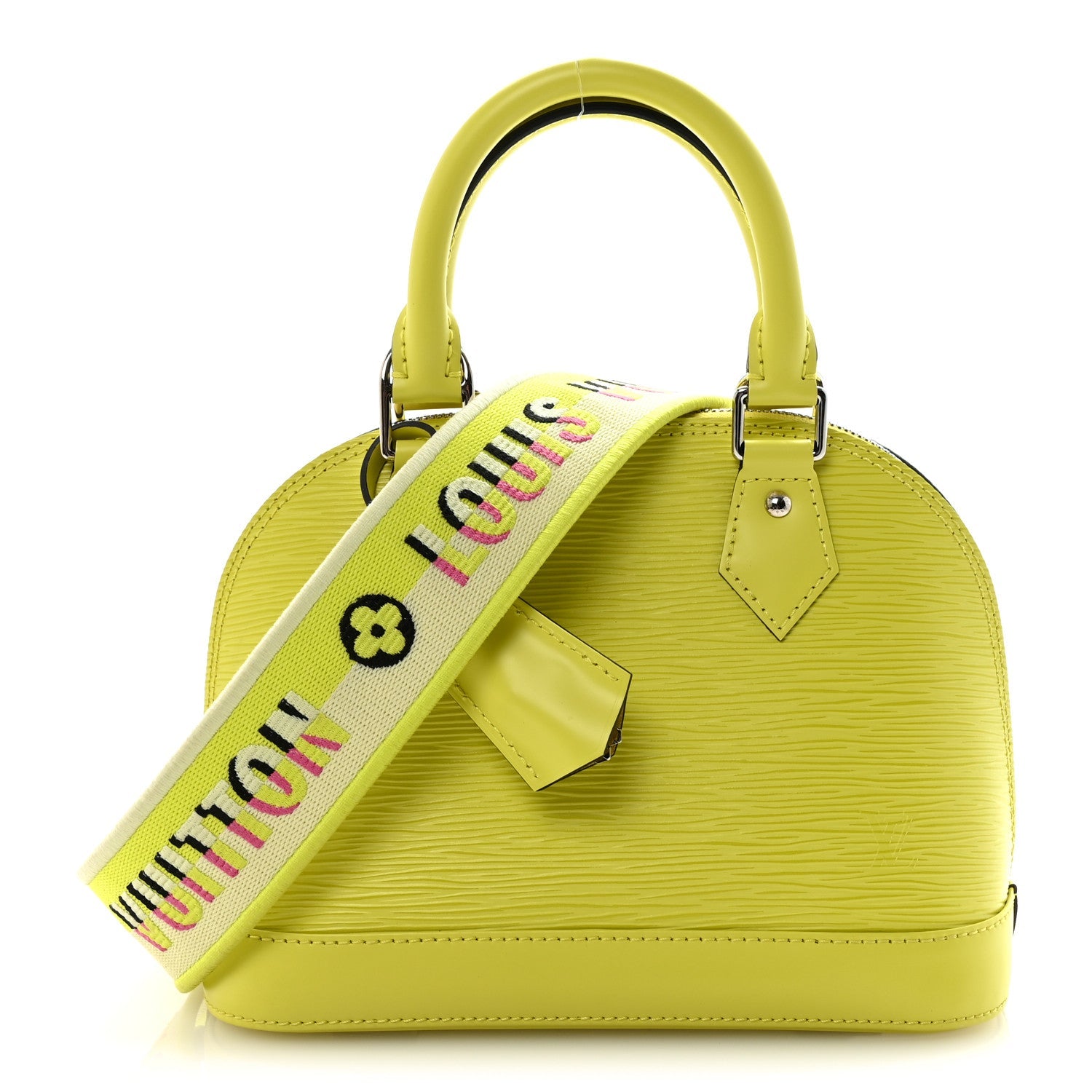 Louis Vuitton Epi Jacquard Alma BB Yellow Citron