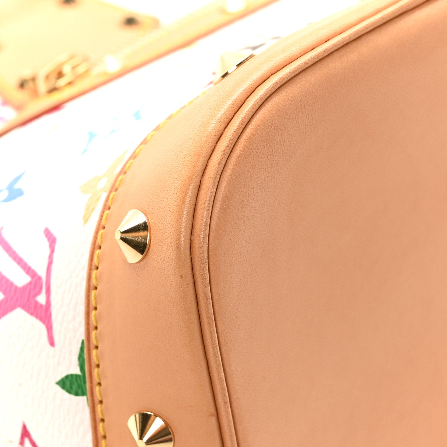 Louis Vuitton Monogram Multicolor Alma White