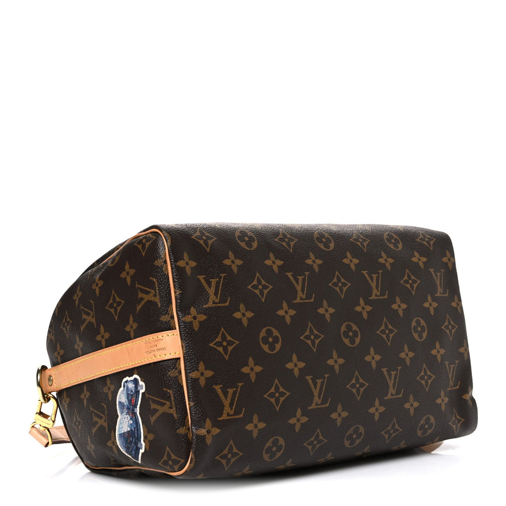 Louis Vuitton Monogram My World Tour Speedy Bandouliere 30