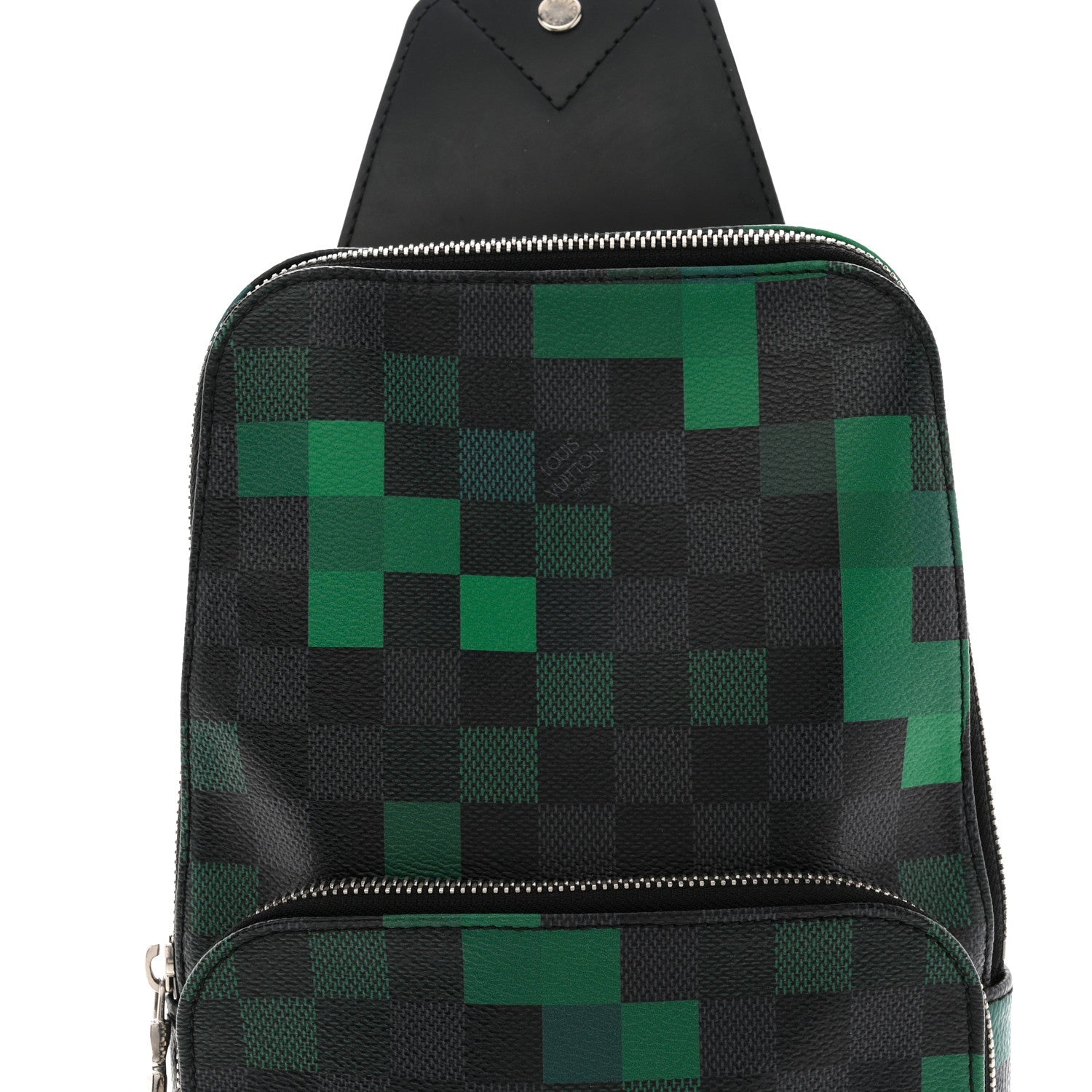 Louis Vuitton Damier Graphite Pixel Avenue Sling Backpack Vert