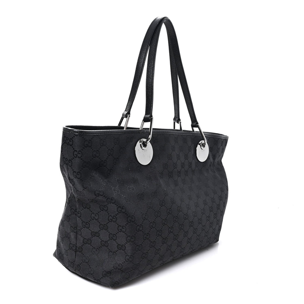 Gucci Monogram Large Eclipse Tote  Dark Brown