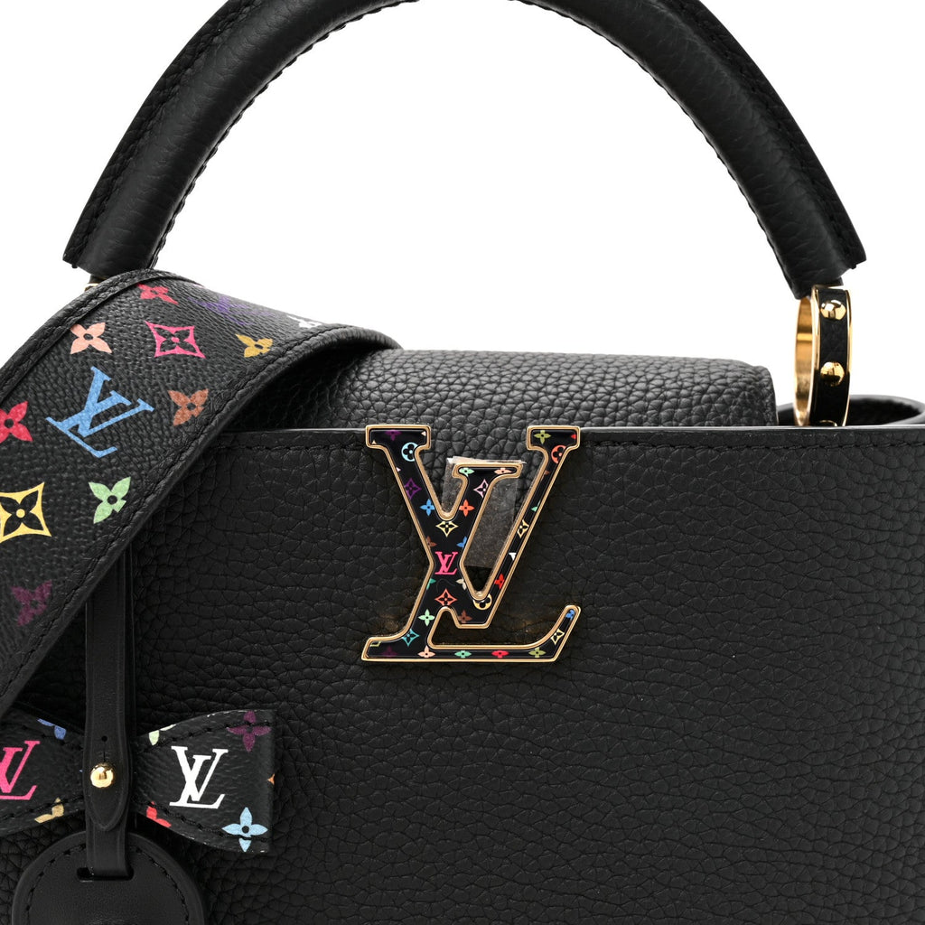 Louis Vuitton LV X TM Taurillon BB Capucines Black