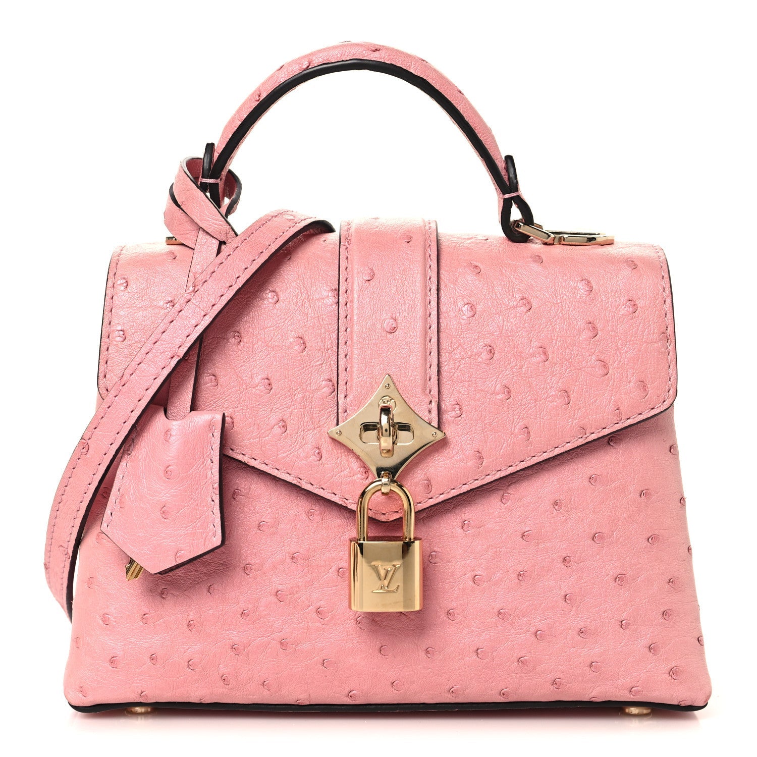 Louis Vuitton Ostrich Rose Des Vents Mini Pink