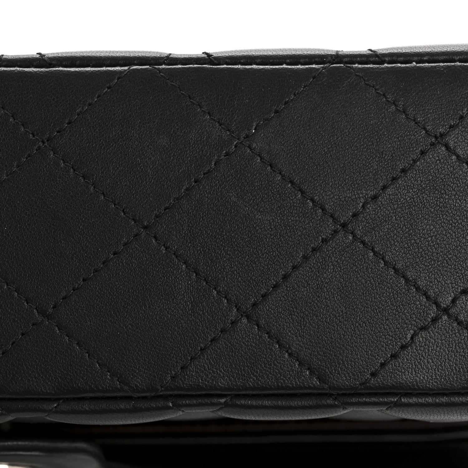 Chanel Lambskin Quilted Medium Double Flap Black