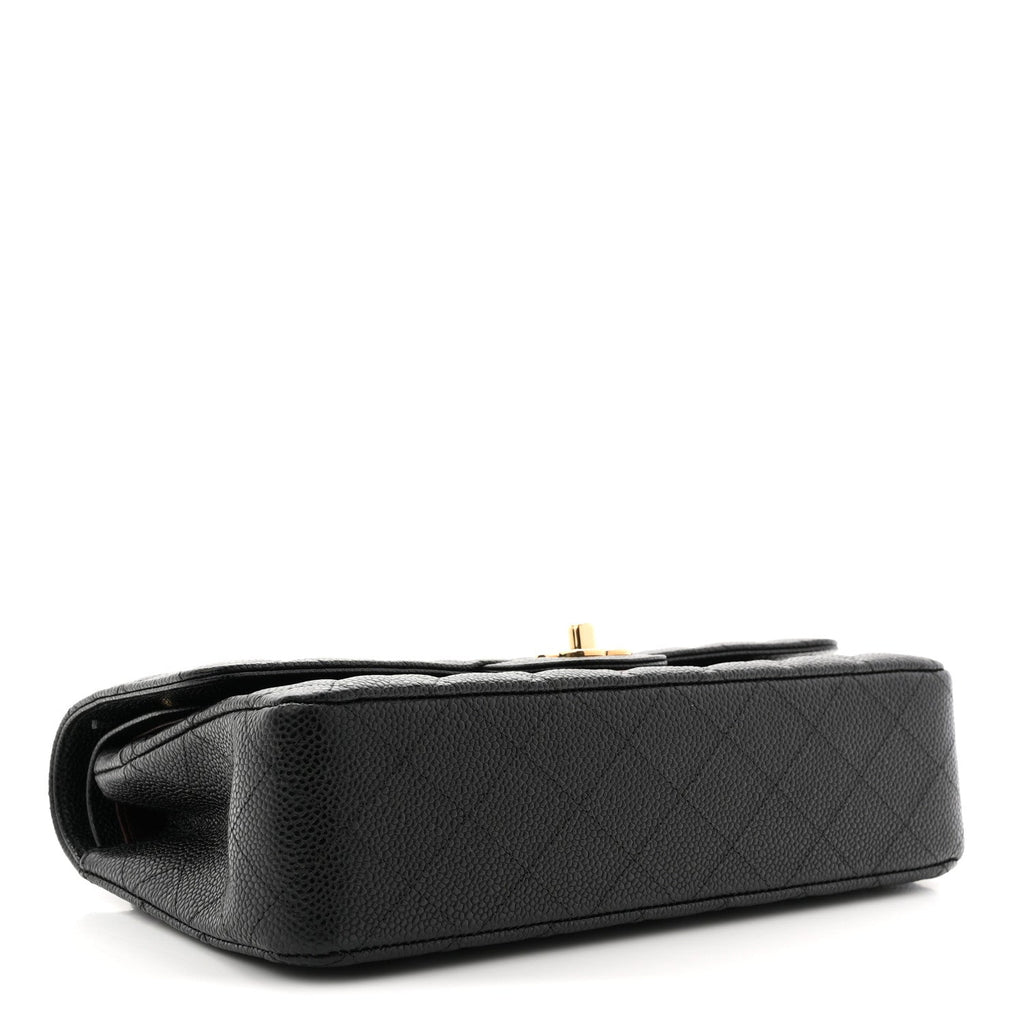 Chanel Caviar Quilted Medium Double Flap Black