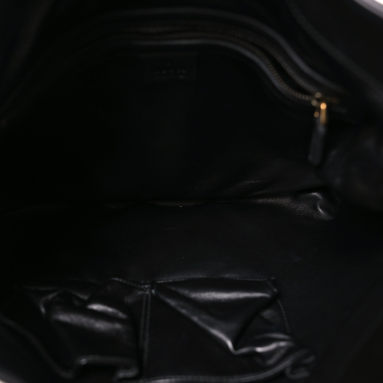 Gucci Snakeskin Medium 1970 Shoulder Bag Black Multicolor