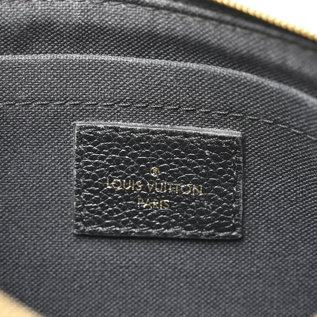 Louis Vuitton Monogram Pallas Clutch Black