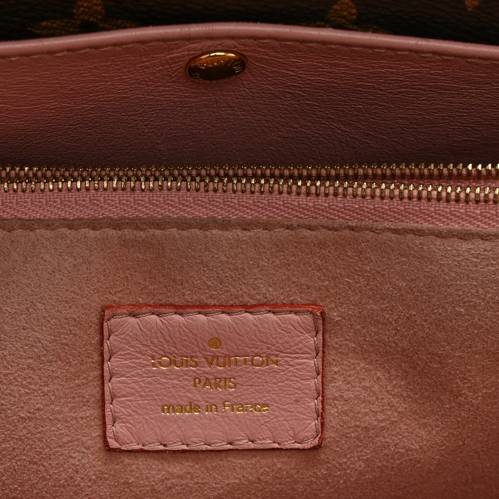 Louis Vuitton Grained Calfskin Monogram Double V Rose Poudre