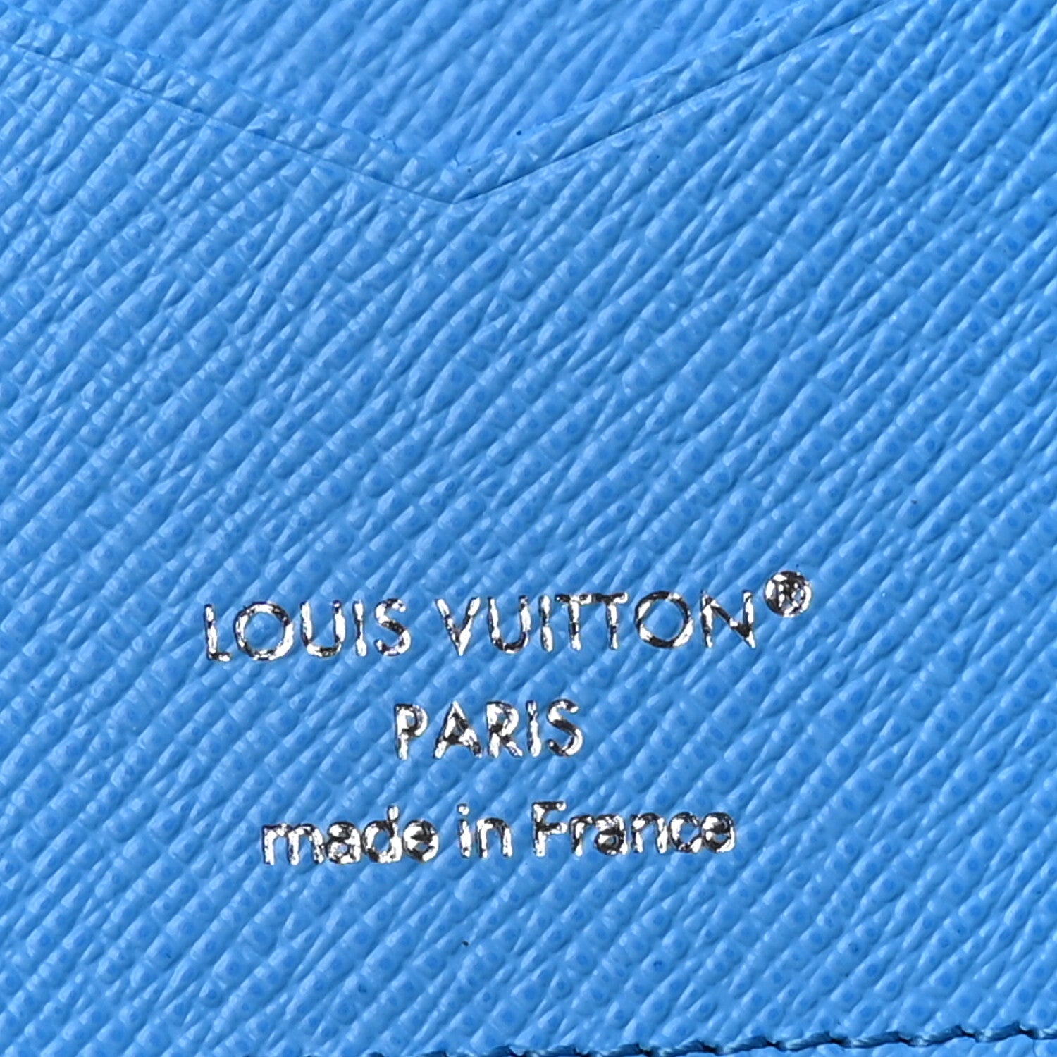 Louis Vuitton Monogram Sports Passport Cover Pool Blue